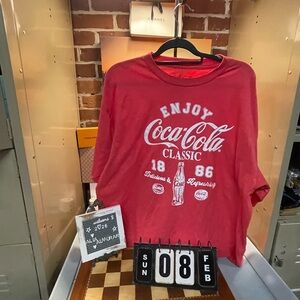 Vintage Style 1986 COCA-COLA Coke Soda T-Shirt BIG